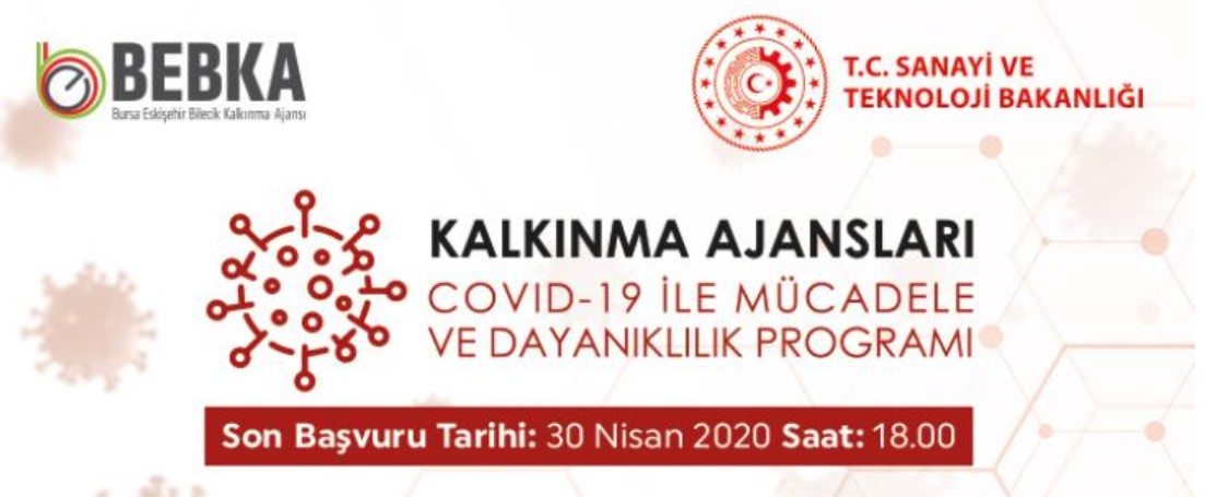 Bursa Eskişehir Bilecik Kalkınma Ajansı COVID-19 ile Mücadele ve Dayanıklılık Programı