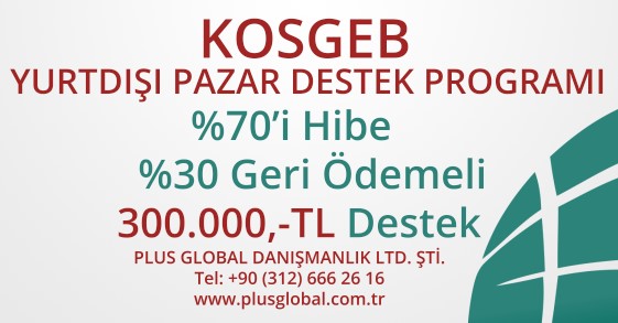 Yurtdışı Pazar Destek Programı KOSGEB